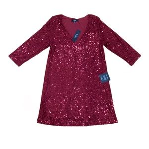 New Christmas Sequin M Dress from Lulus ❤️